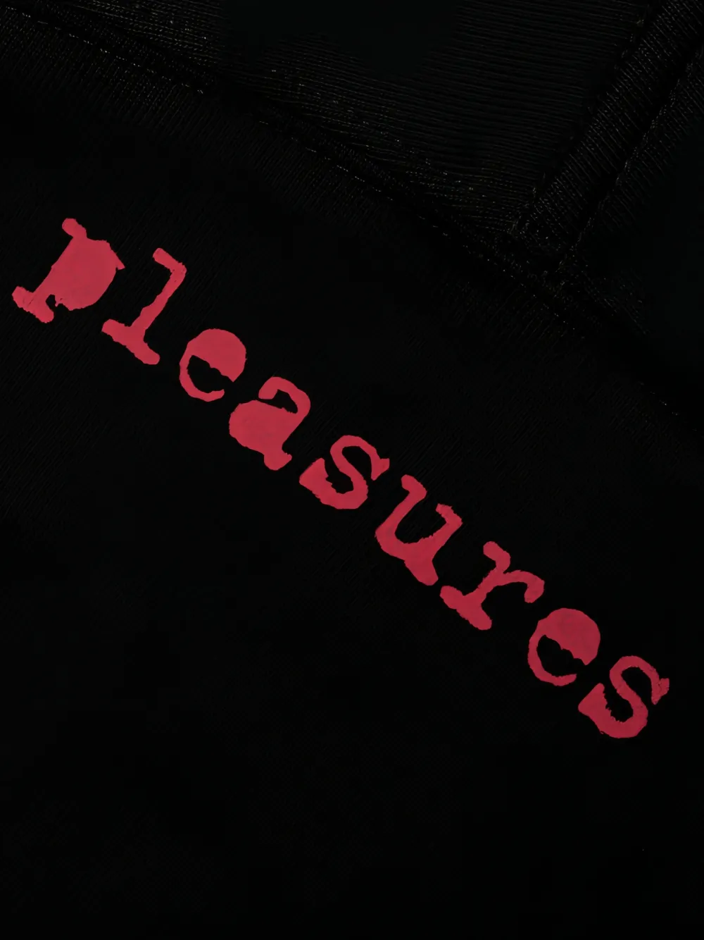 Pleasures Zero dane hoodie met studs Zwart