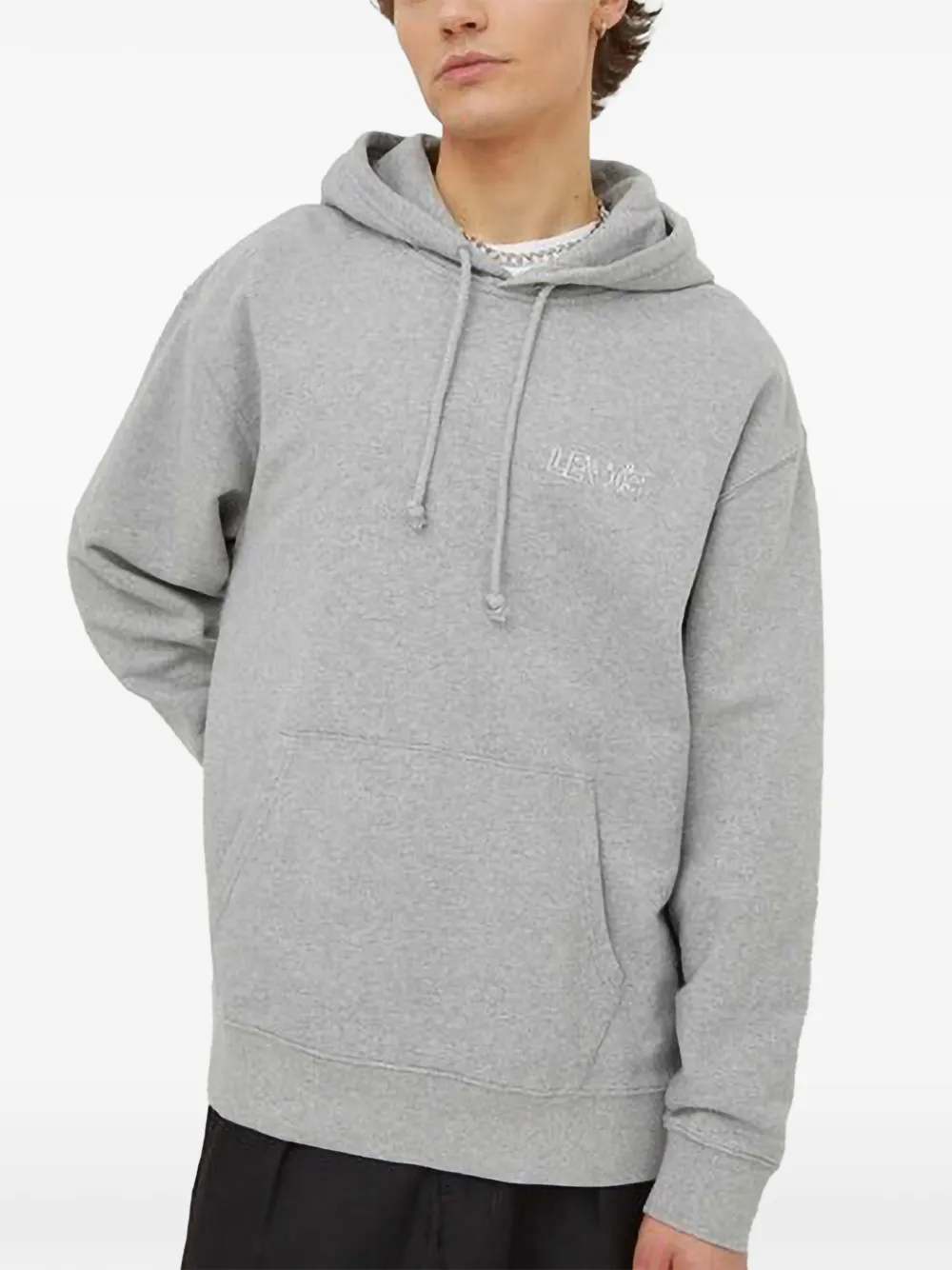 Levi's logo-detail hoodie - Grigio