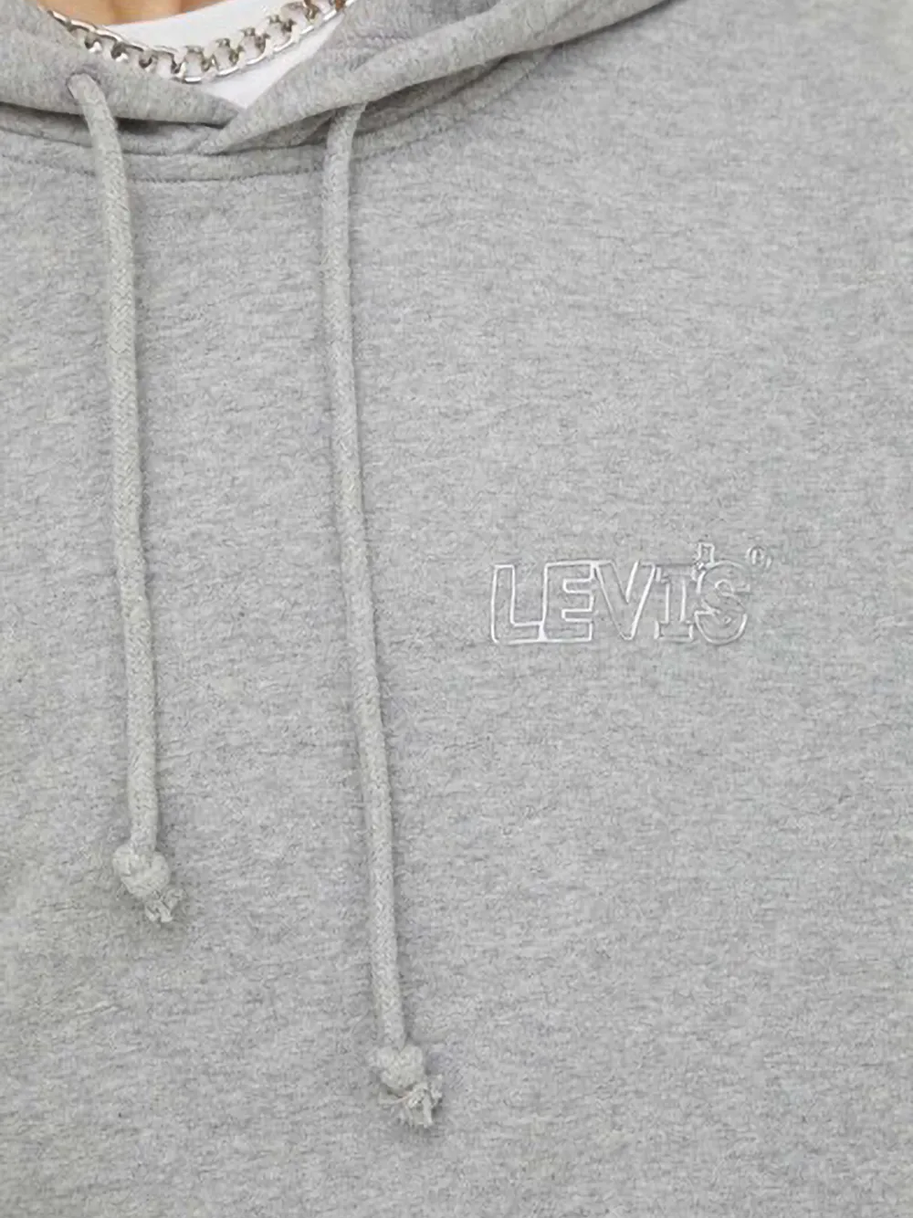 Levi's logo-detail hoodie Grijs
