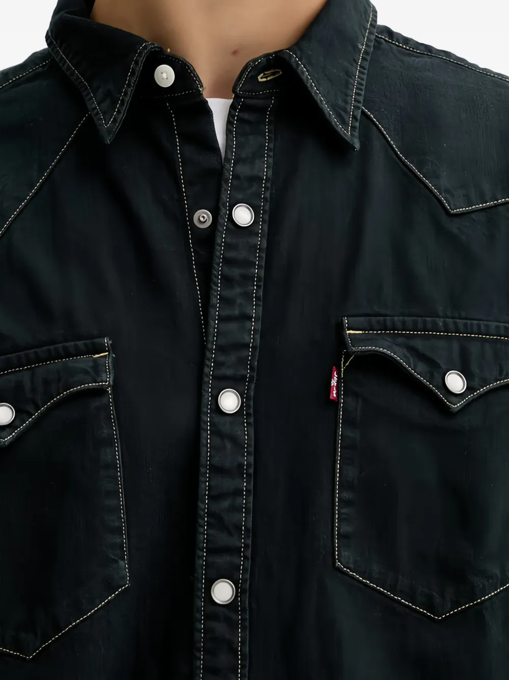 Levi's Overhemd met borstzak Groen