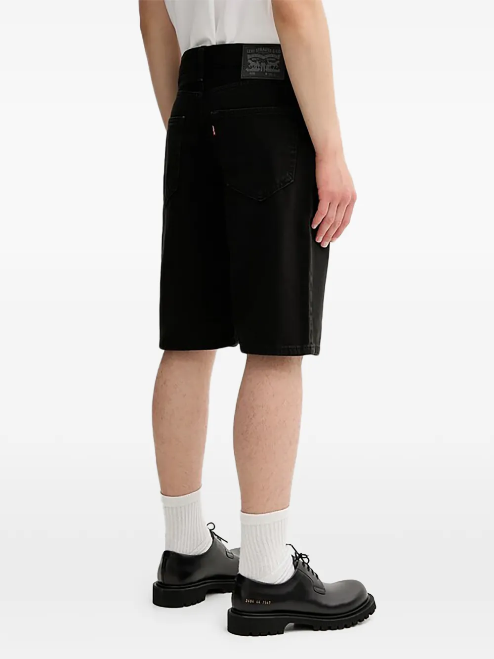 Levi's Shorts met patch op de achterkant Zwart
