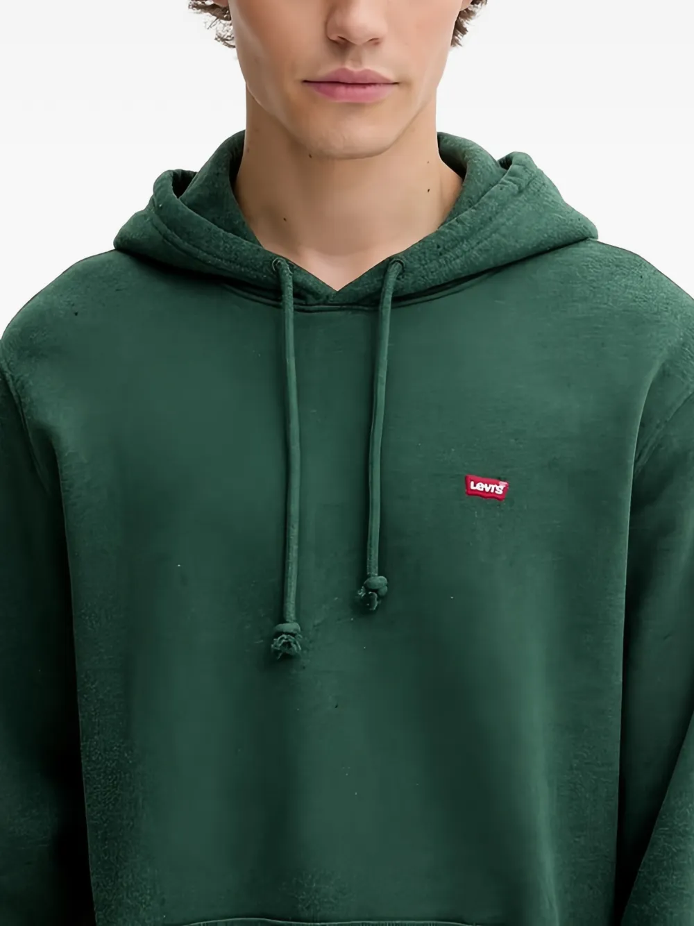 Levi's Hoodie met opgestikte zak Groen