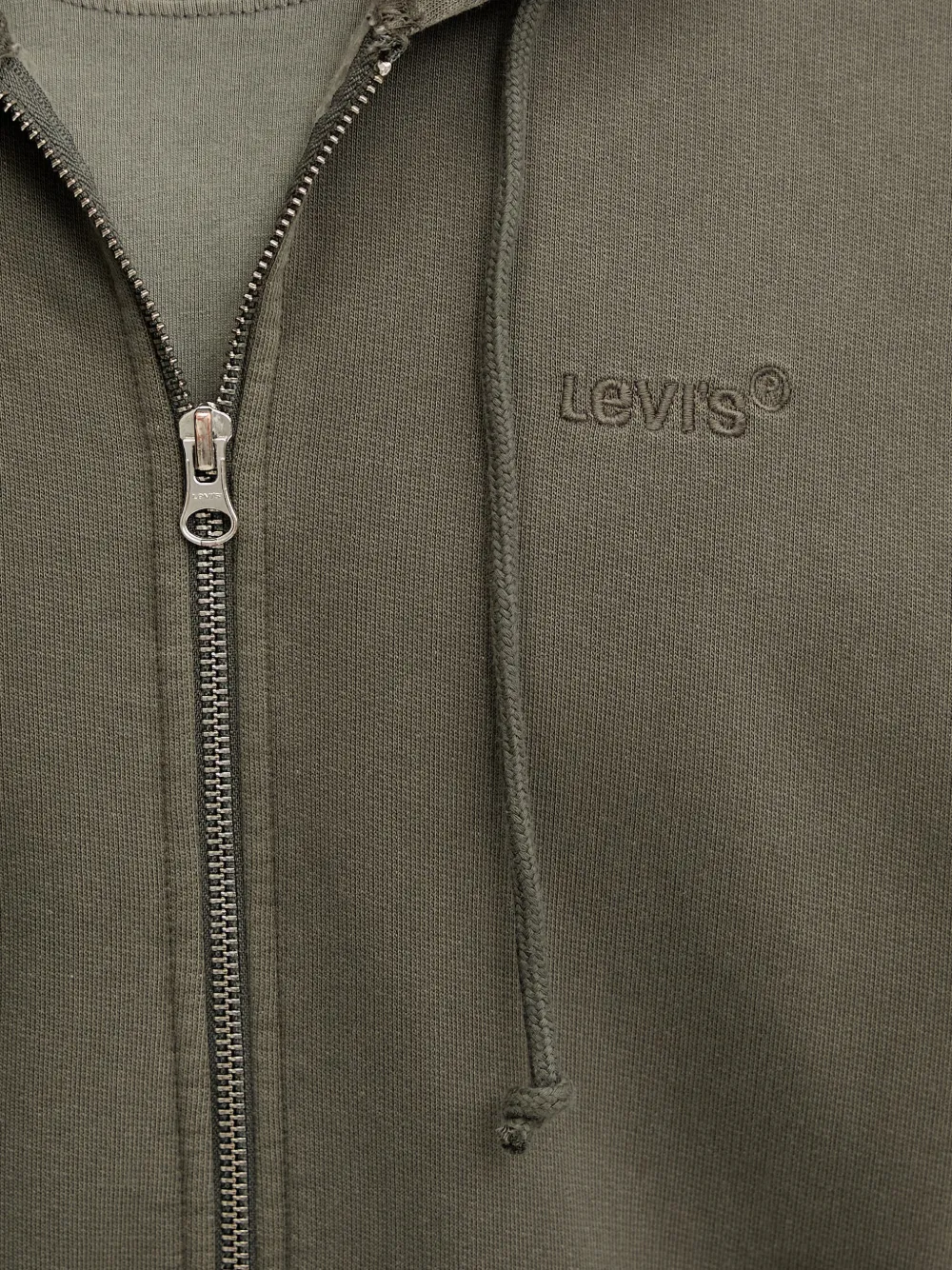 Levi's Authentic zip hoodie Groen