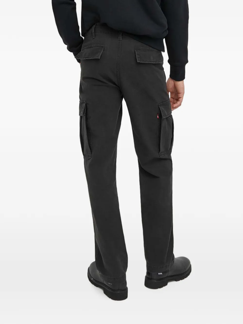 Levi's XX Chino silhouette cotton cargo pants Zwart