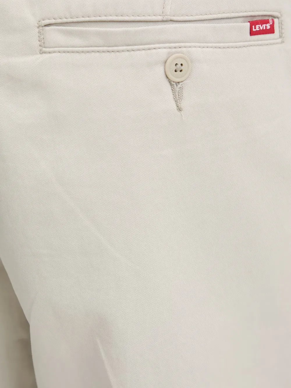 Levi's Geplooide shorts met knopen Wit