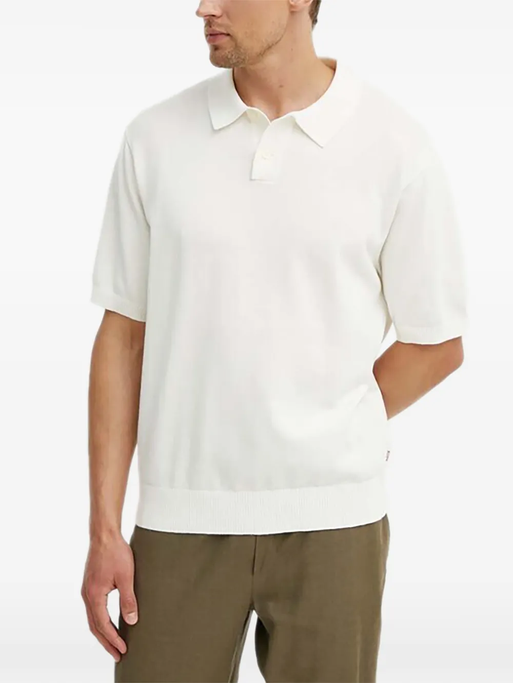 Levi's Poloshirt met korte mouwen Beige