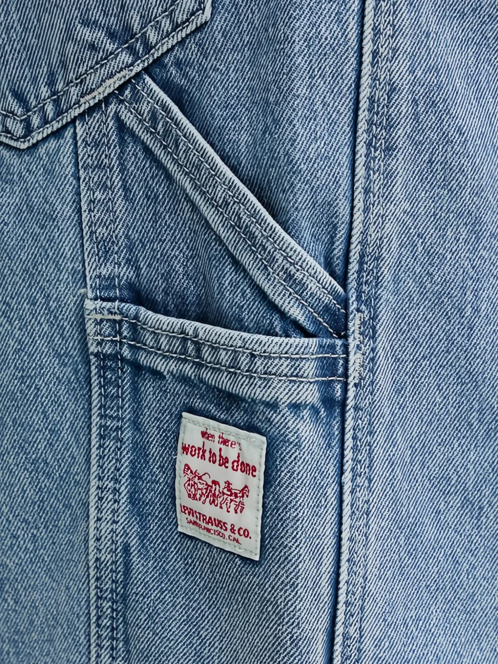 Levi's Shorts Blauw