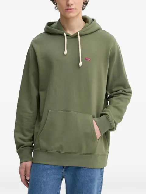 Levi's logo-patch drawstring hoodie