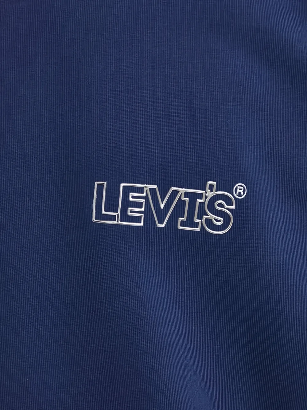 Levi's Sweater met logo en ronde hals Blauw