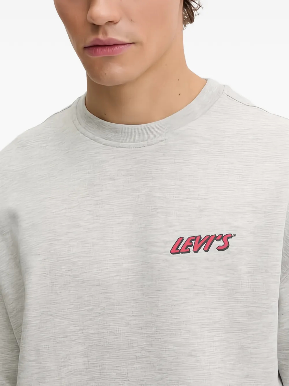 Levi's Sweater met print Grijs