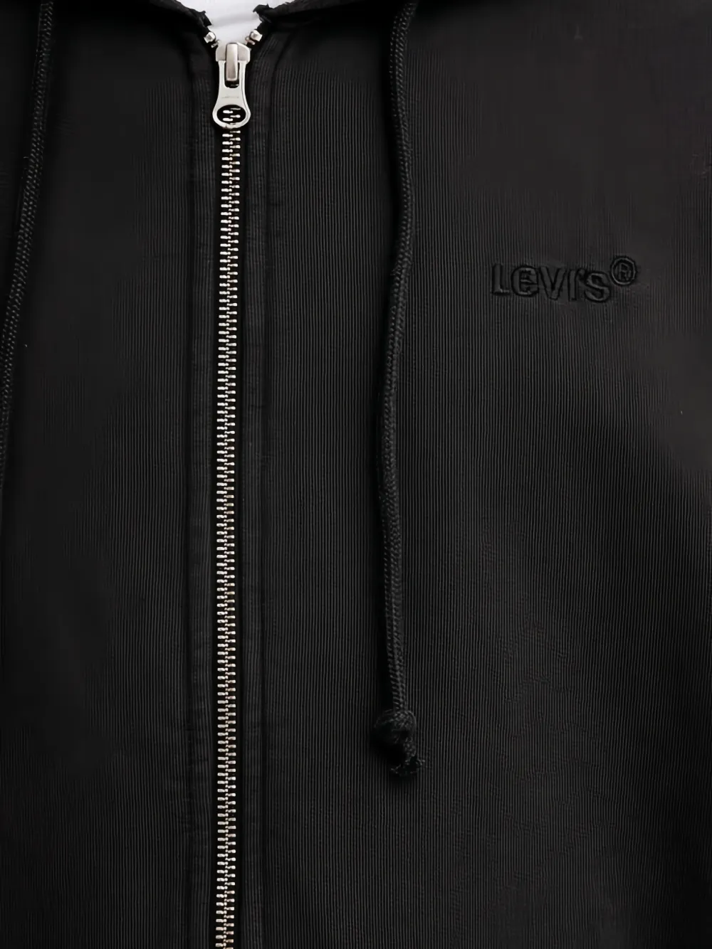 Levi's Hoodie met logodetail Zwart