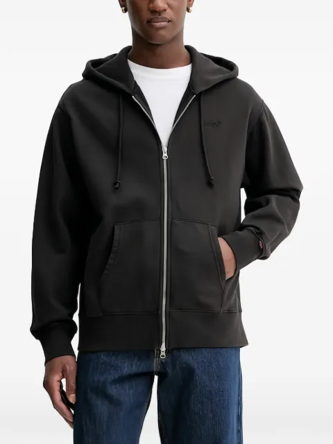 Levi's logo-detail zip-up hoodie
