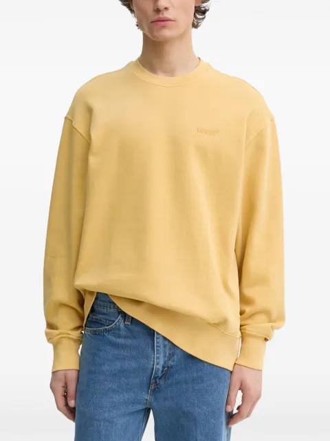 Levi's logo-embroidered crew-neck sweatshirt