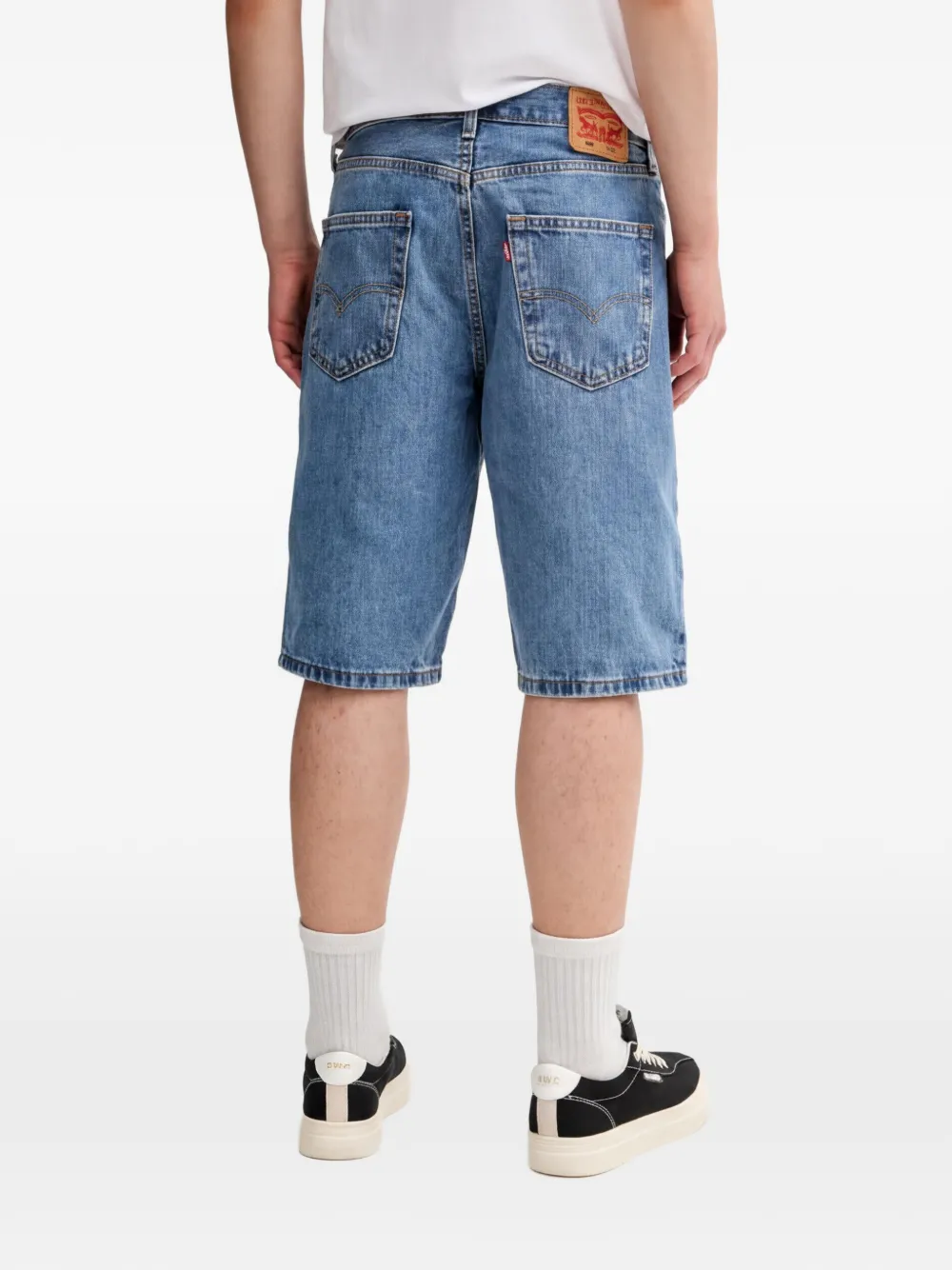 Levi's Denim shorts met zakken Blauw