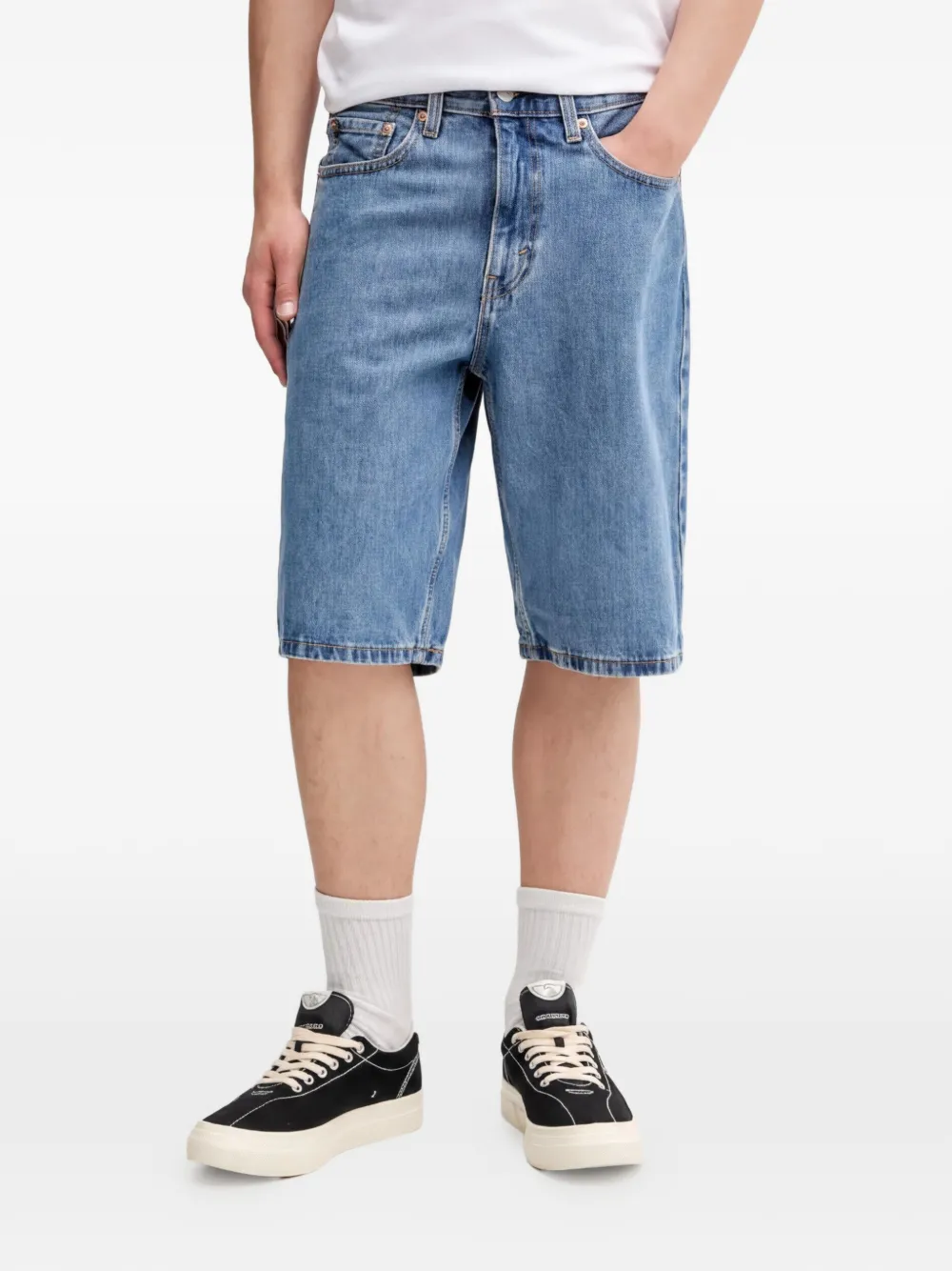 Levi's Shorts denim con cinque tasche - Blu