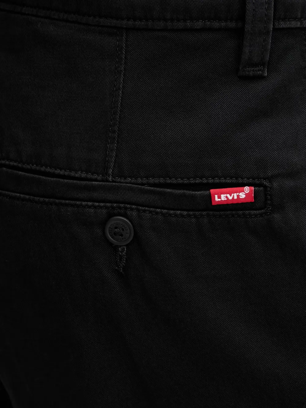 Levi's Shorts met geplooid detail Zwart