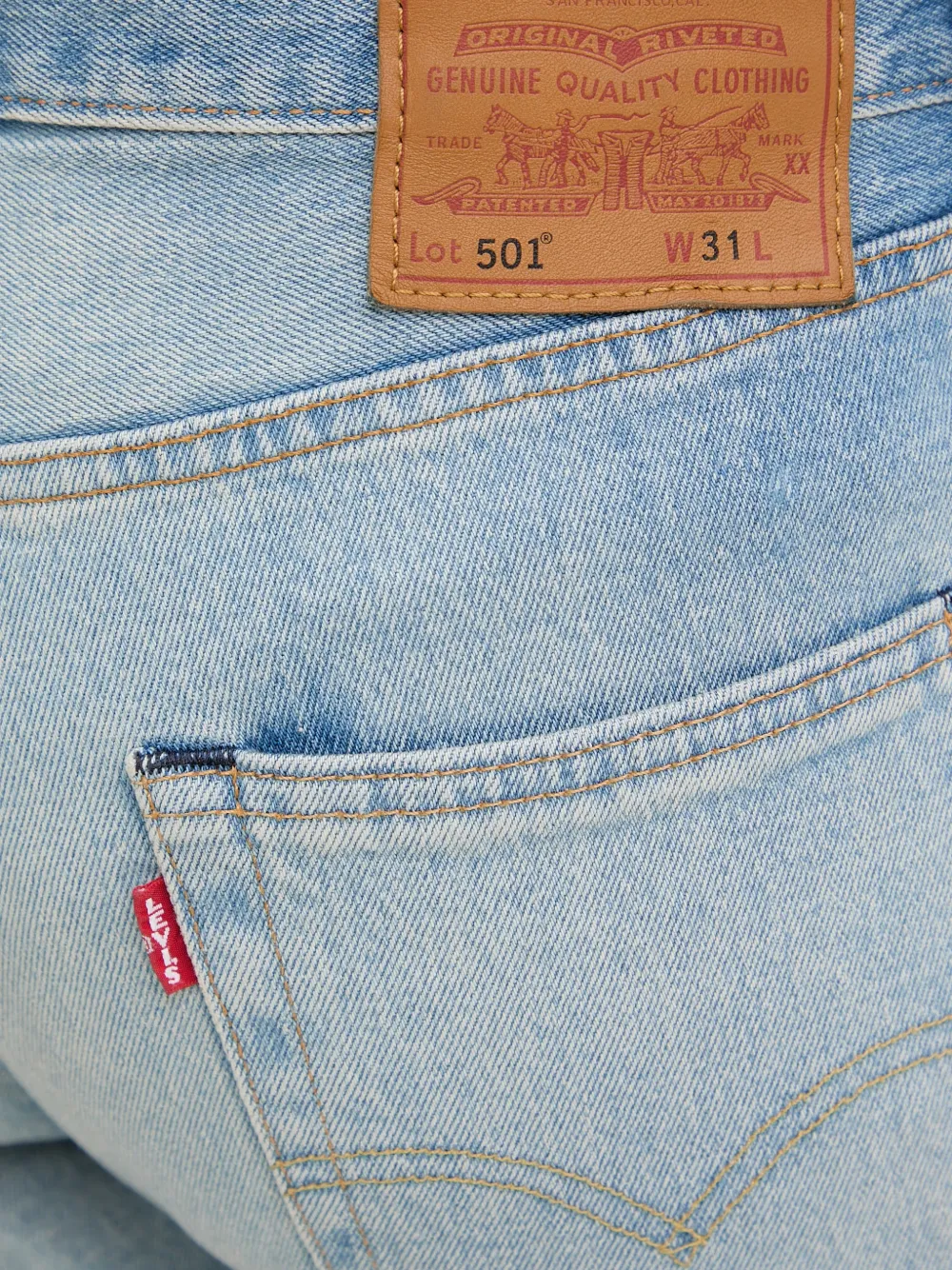 Levi's 501 shorts Blauw