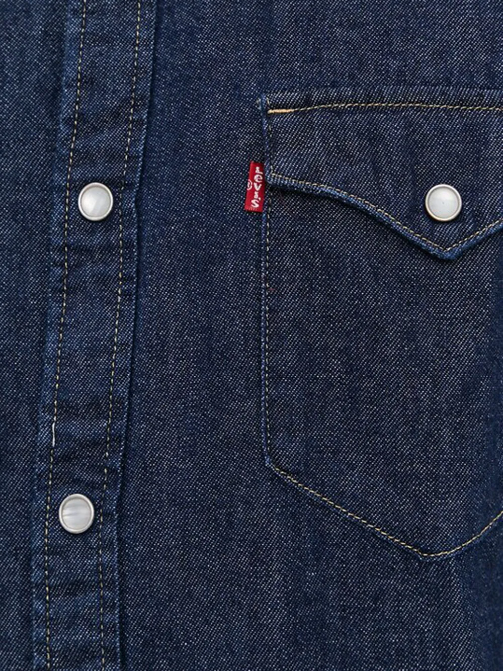 Levi's Denim overhemd Blauw