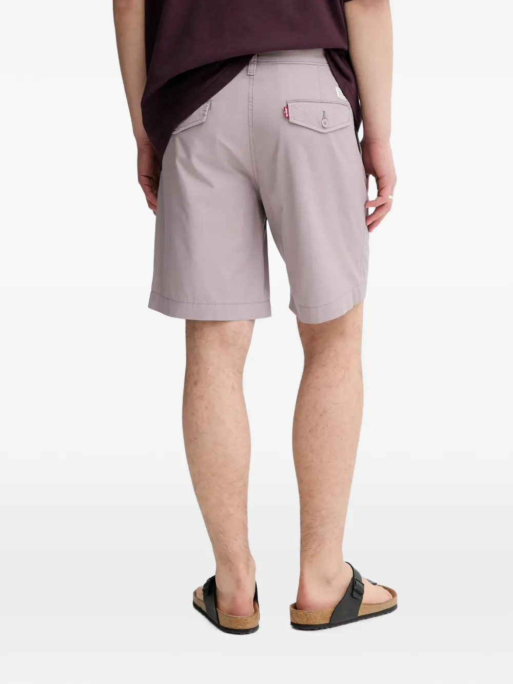 Levi's button pocket shorts Paars
