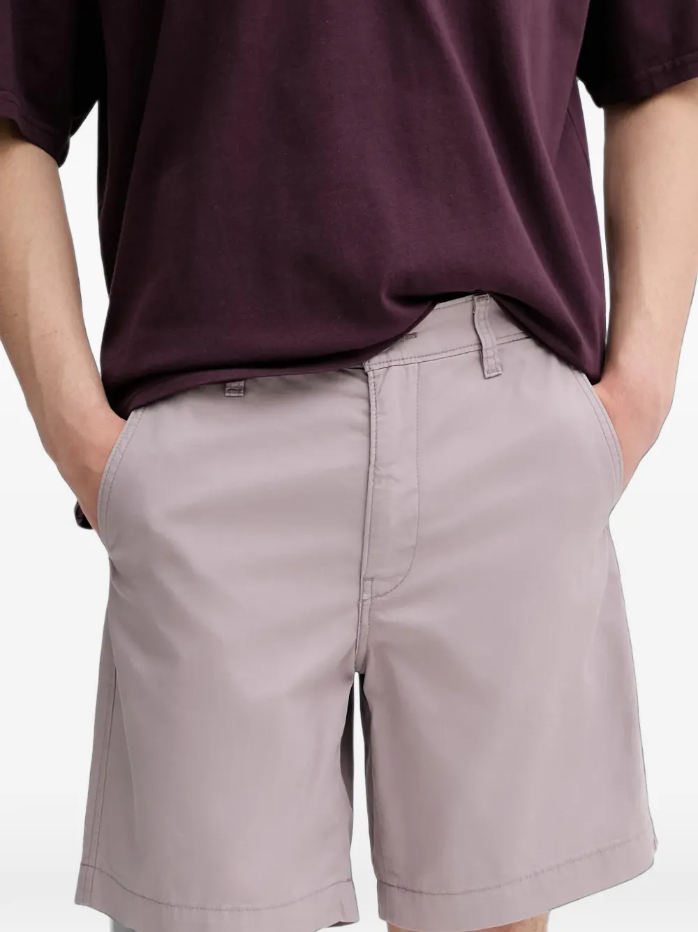 Levi's button pocket shorts Paars