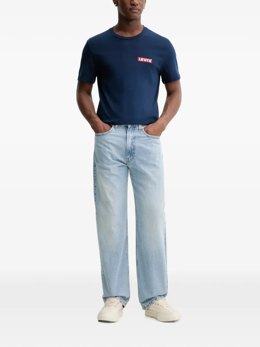 Levi's Jeans met logopatch Blauw