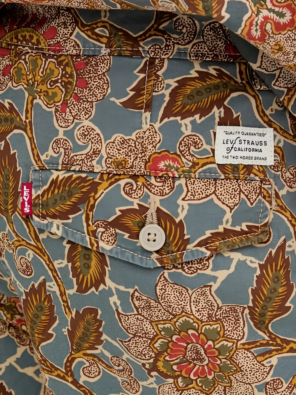 Levi's XX Chino shorts met bloemenprint Blauw
