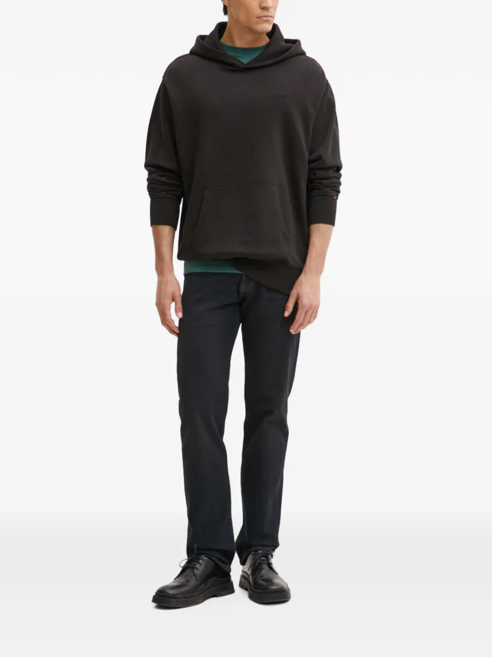 Levi's Authentic hooded logo sweatshirt Zwart
