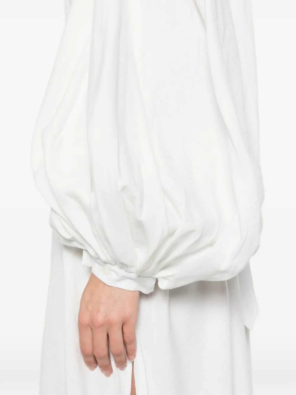 Marrakshi Life Jurk met gestrikte taille Wit