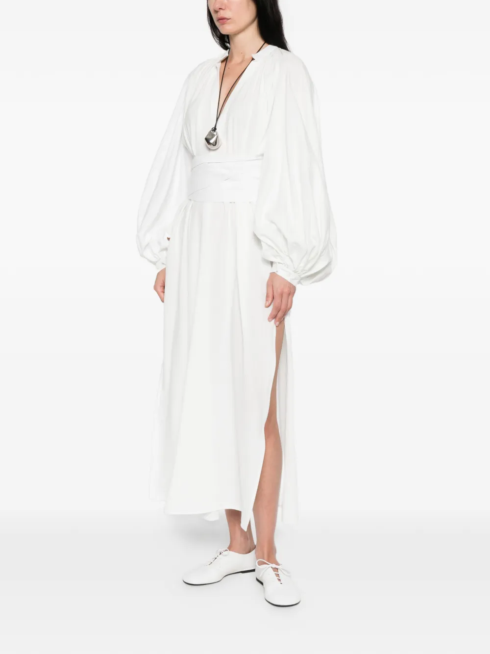  Marrakshi Life Tie-waist Dress - White 
