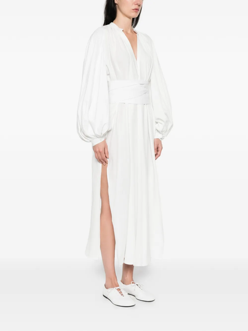  Marrakshi Life Tie-waist Dress - White 
