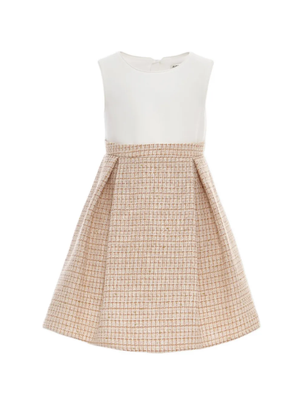 Dress & Fleur Bouclé blazer en rok set Beige