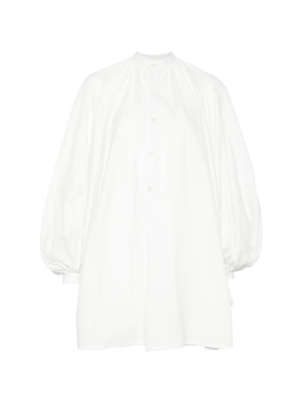 Marrakshi Life balloon sleeve dress - Bianco