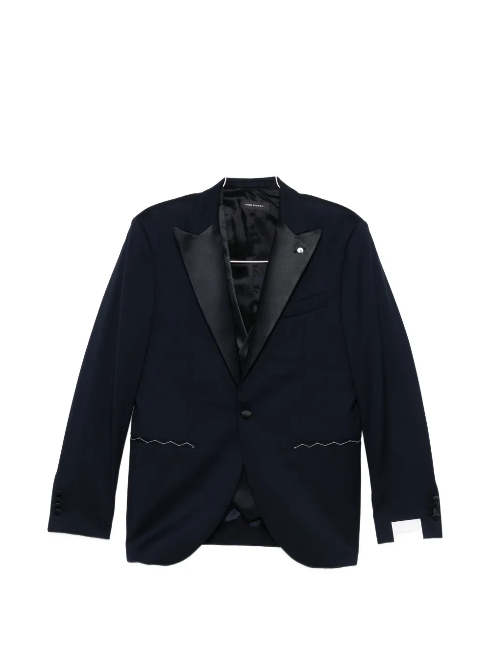 LUIGI BIANCHI MANTOVA button suit (three-piece suit) - Blu