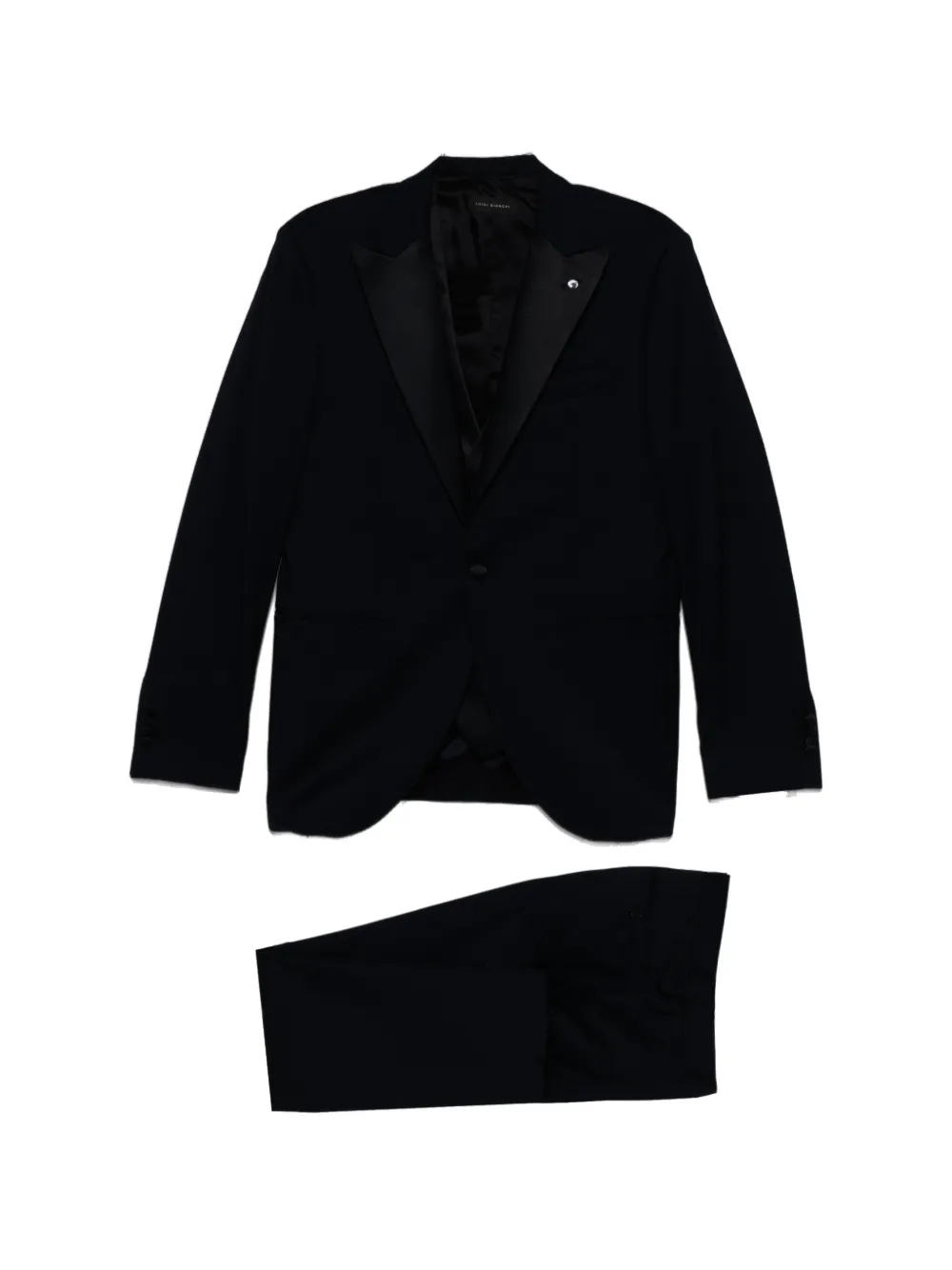 LUIGI BIANCHI MANTOVA button suit (three-piece suit) - Blu