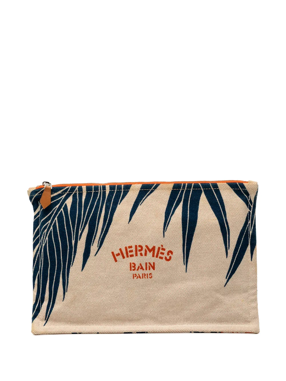 Hermès Pre-Owned 2021-2025 H Canvas Jin et Leo Case - Braun