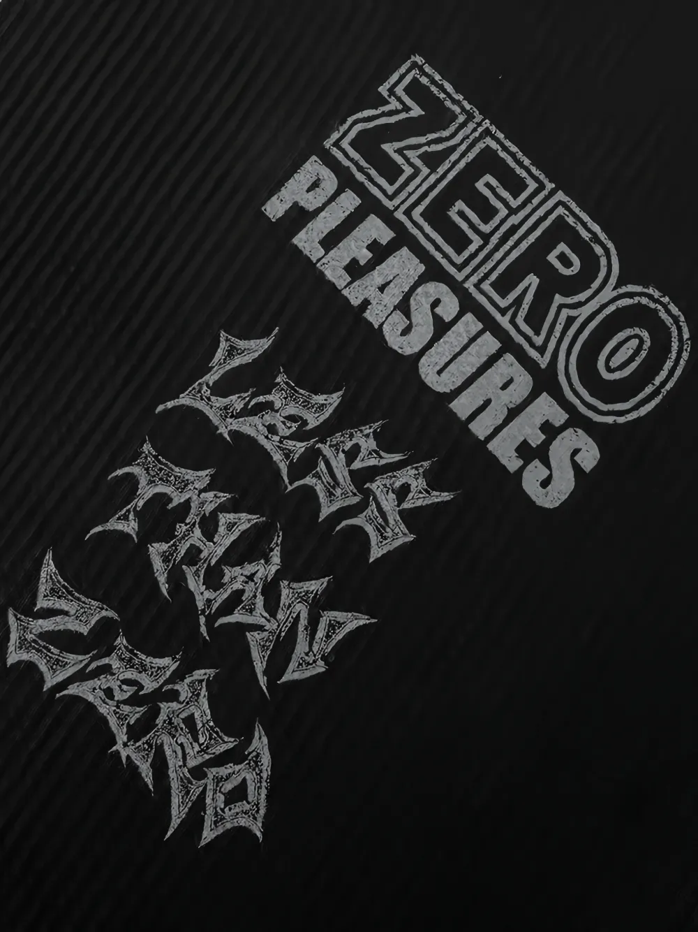 Pleasures T-shirt met ster print en lange mouwen Zwart
