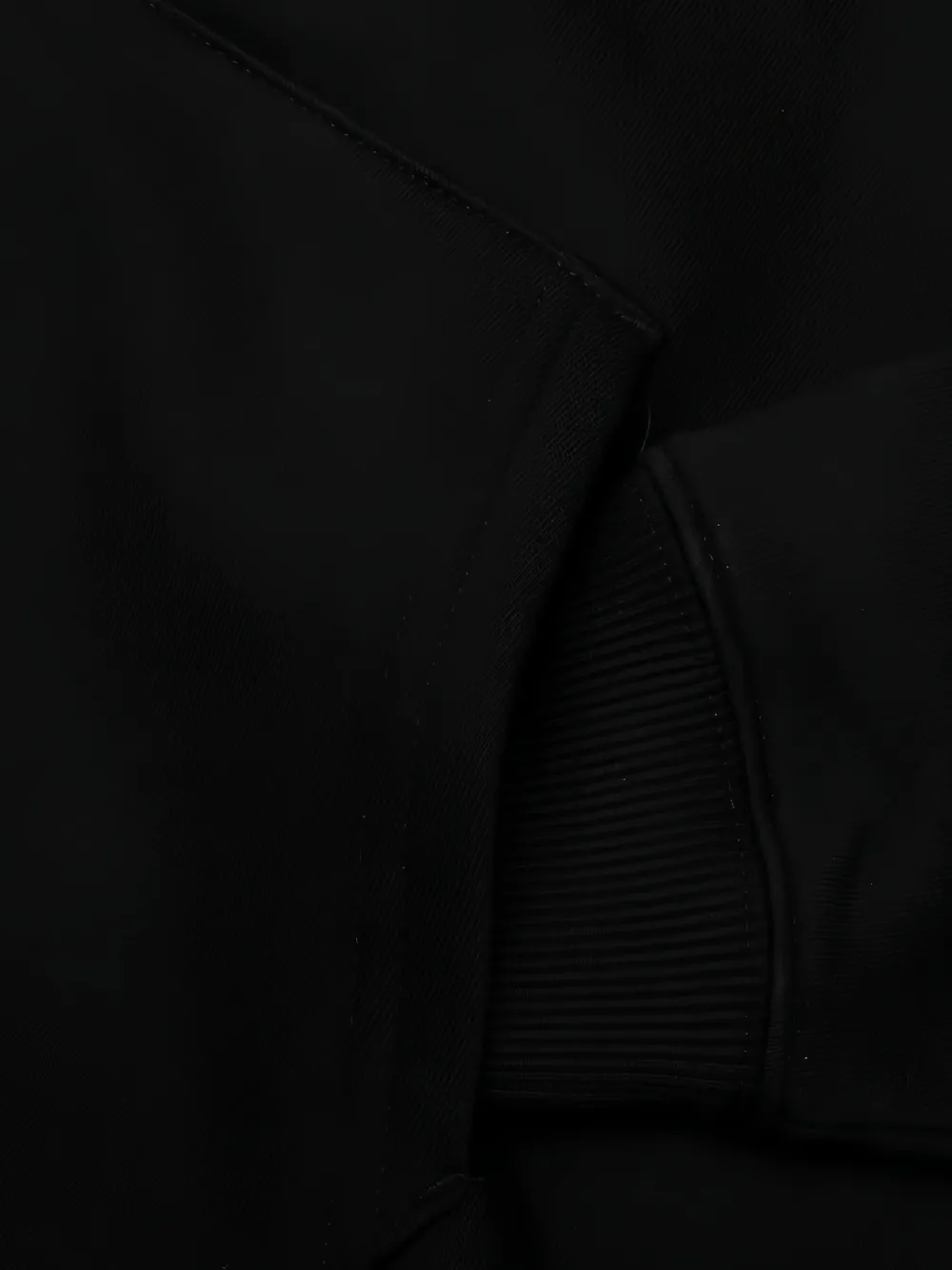 Pleasures Wordmark hoodie met rits Zwart