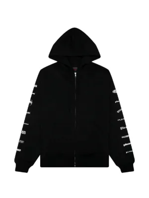 Pleasures Balaclava Skull Zip Hoodie | Black | FARFETCH