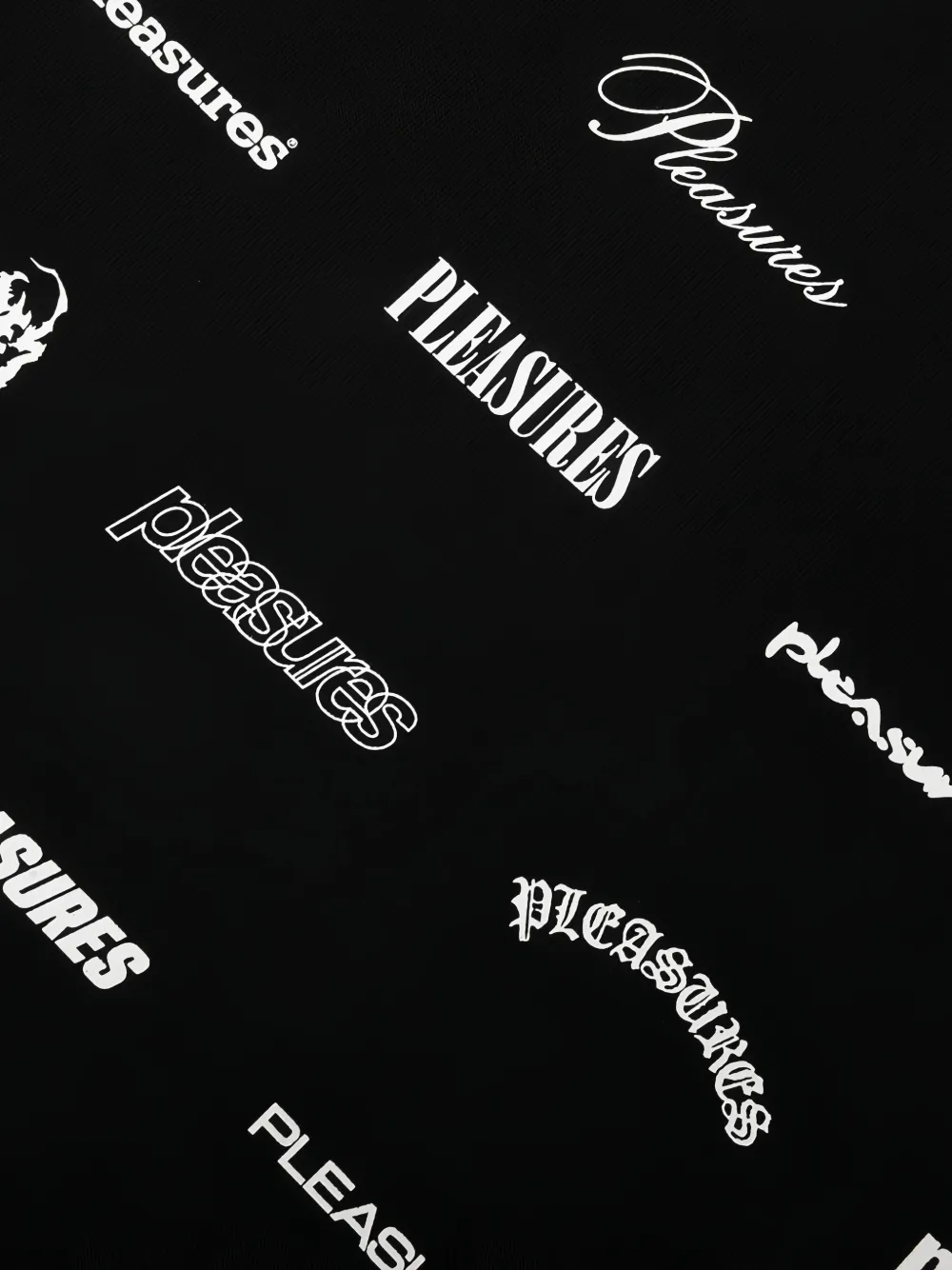  Pleasures Wordmark Zip Hoodie - Black 