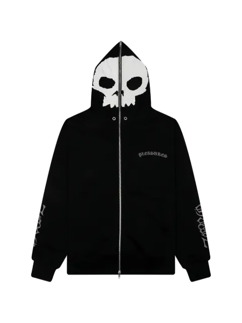 Pleasures Balaclava skull zip hoodie