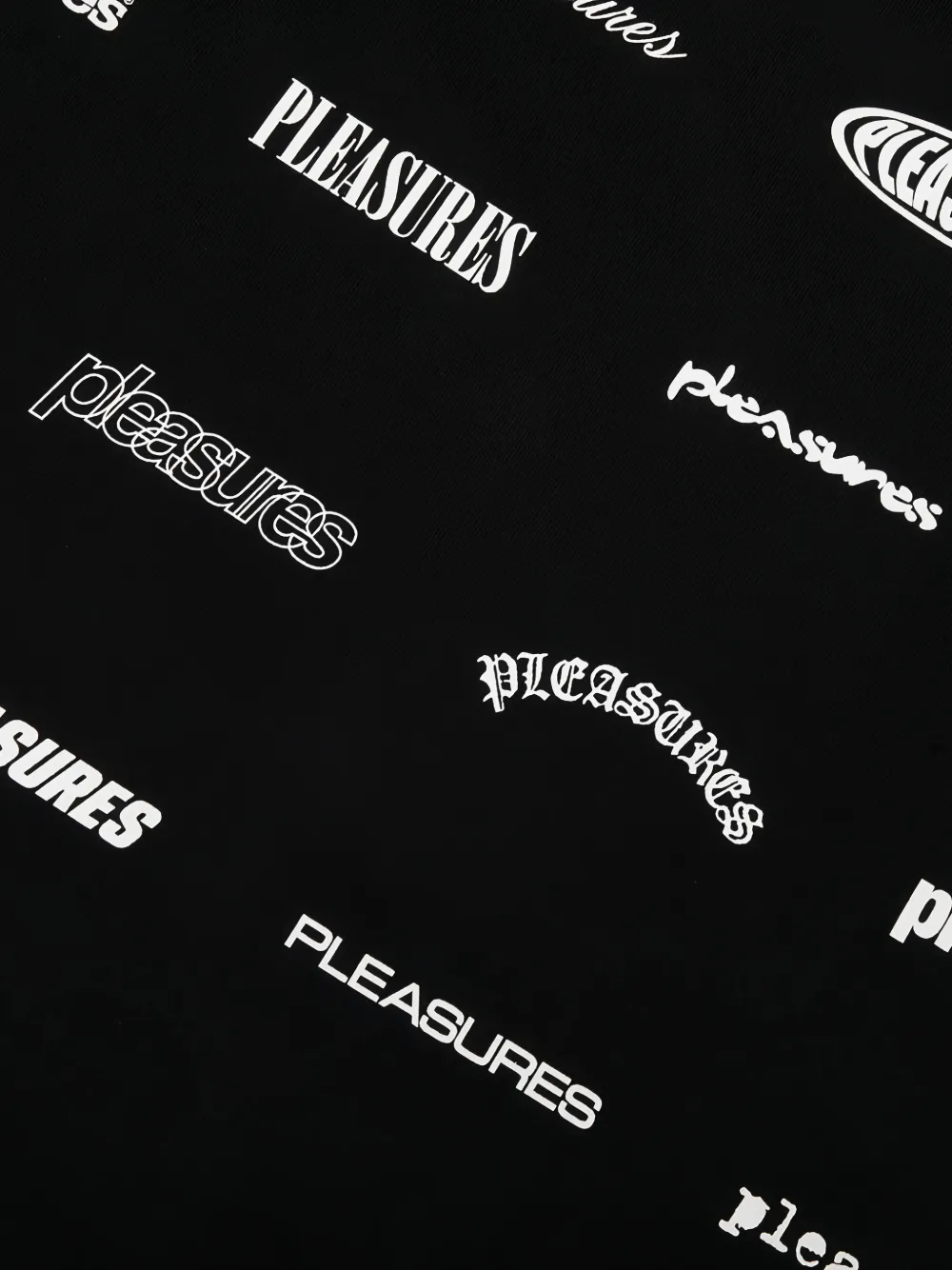 Pleasures Wordmark T-shirt Zwart