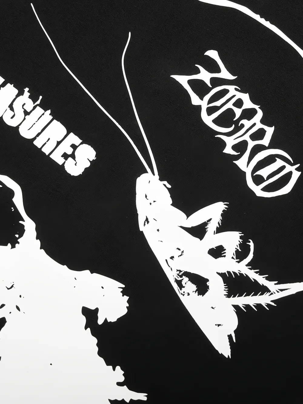 Pleasures Roaches T-shirt met print Zwart