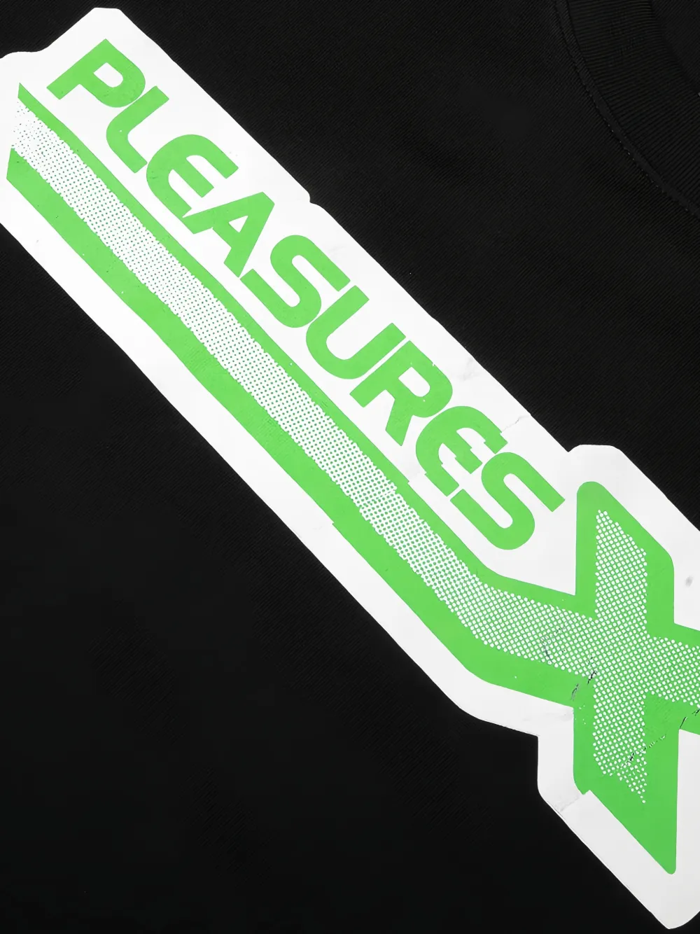  Pleasures Long-sleeve Logo T-shirt - Black 