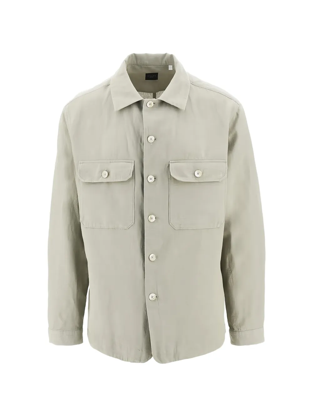 Xacus long-sleeved pocket shirt - Toni neutri