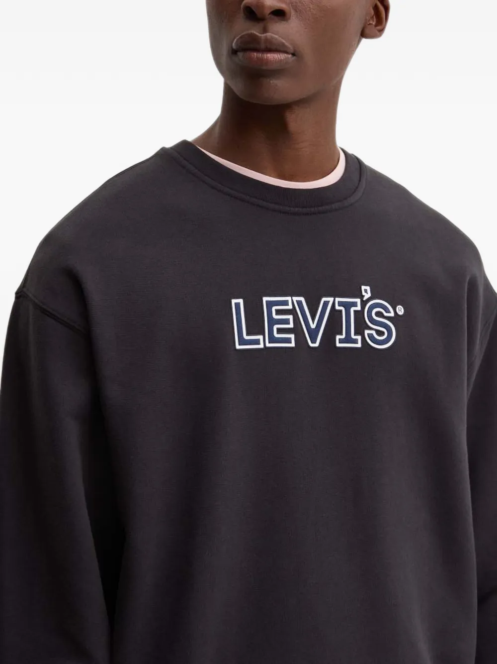 Levi's logo-print sweatshirt Zwart