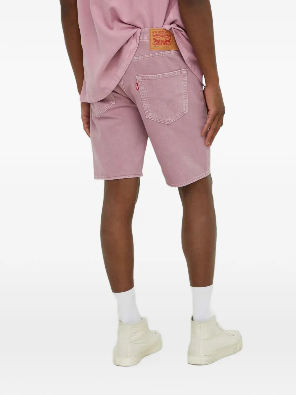 Levi's 501 denim shorts Roze