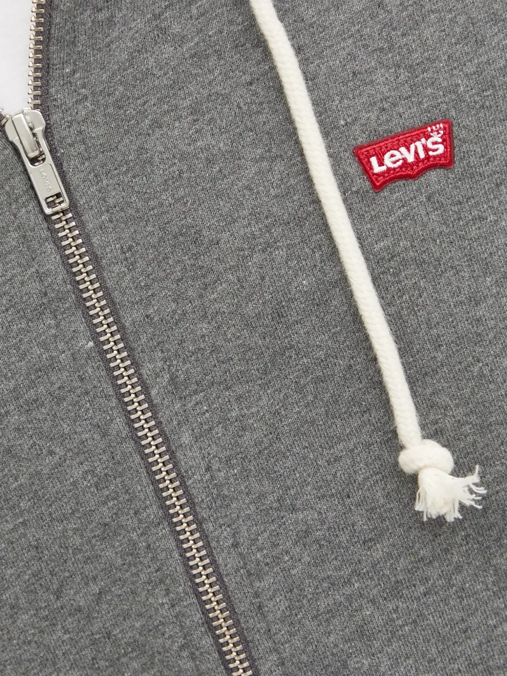 Levi's Original Housemark zip-up hoodie Grijs