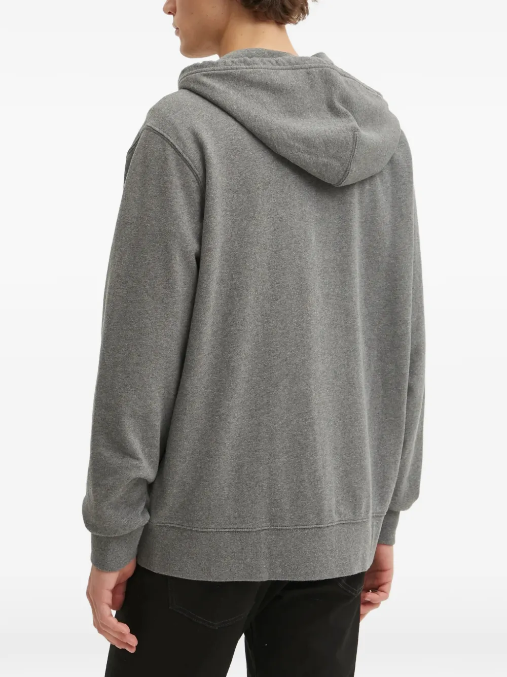 Levi's Original Housemark zip-up hoodie Grijs