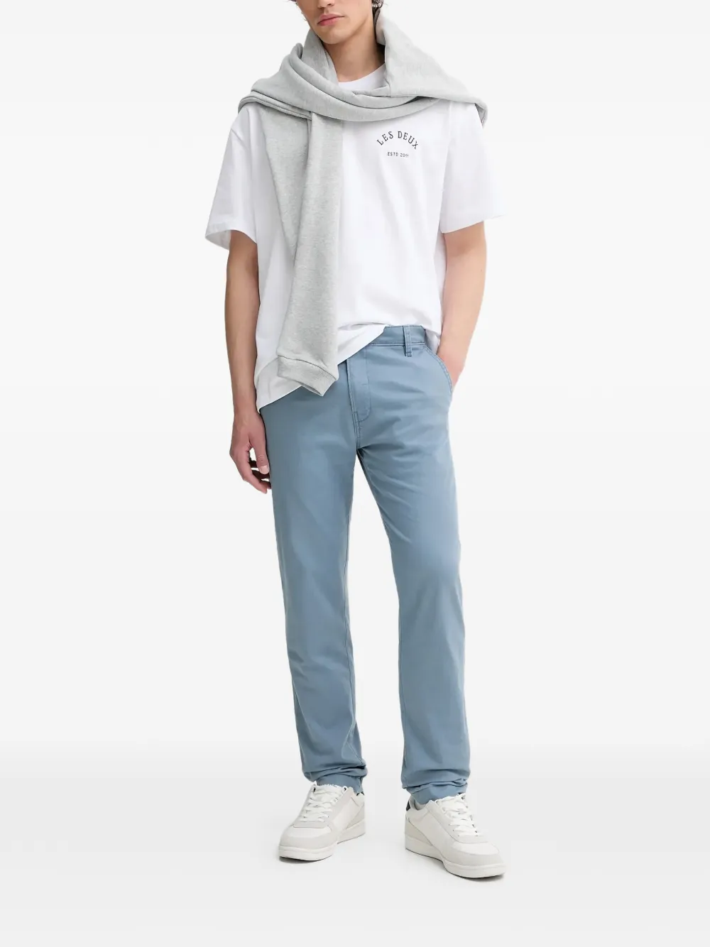Levi's Pride triangle-embroidered sweatshirt Grijs