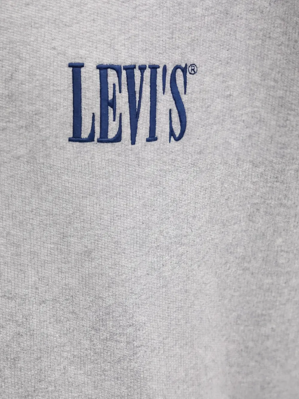 Levi's Hoodie met geborduurd logo Grijs
